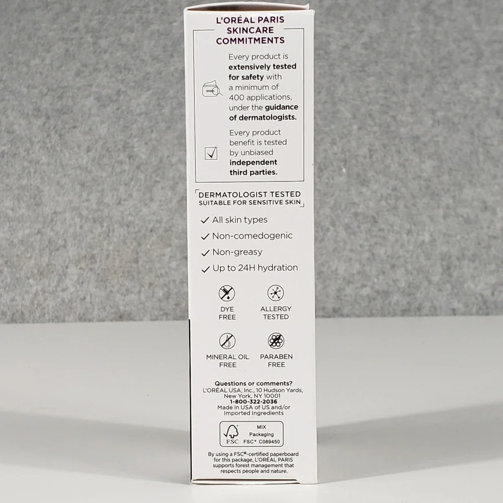 L'Oreal Paris Wrinkle Expert 55+ SPF 30 Calcium Clean Girl Glow NIB‎ 1.7oz